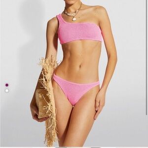 Hunza G Nancy Bikini Set - Bubblegum Swimwear Set